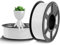 TECBEARS PETG Filament 1.75 mm Weiß 2 kg, Stärker Zähigkeit PETG 3D Drucker Filament, 2 Spulen, 1kg pro Spule, Maßgenauigkeit +/- 0,02 mm, Kompatibel mit FDM Drucker