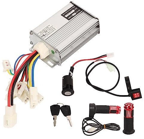 Topyond Elektrofahrrad-Modifikationsset – 48 V 1000 W Bürstenmotor-Geschwindigkeitsregler Mit Arretierbarem Gasdrehgriff Für Elektrisches Dreirad Und Motorrad