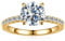 TINGN Verlobungsringe Frauen - Moissanite Ring Silber 925 Damen Eheringe Gold Ringe Damen Eheringe Engagement Ringe Silberring Damen Schmuck Geschenke für Frauen Freundin Verlobungsring Damen