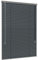 Jalousiescout Lightless Jalousie Aluminiumjalousie, Verdunkelungsrollo, Innovative Verdunkelungstechnik, Sichtschutz, ohne Bohren, 80 x 130 cm (BxH), Dunkelgrau matt