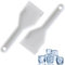 WeddHuis Set da 2 Raschietti per il Ghiaccio del Congelatore e Frigorifero, Sbrinatore e Gratta Ghiaccio Freezer, Realizzati in Plastica Resistente