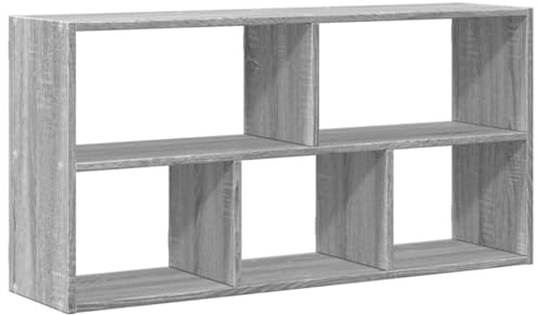 vidaXL Wall Shelf Grey Sonoma 100x25x50 cm Engineered Wood