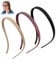 Auiremrti 3 Stück Kein Kopfschmerz Haarreif,Flex ohne Druck,Haarreif für Brillenträger,Sonnenbrille Haarreifen,Dünne Haarreifen Damen,Mattes Finish,Rutschfest mit Zähnen