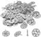 Tile Backer Board, 200 Pcs Insulation Washers Heat Shield Repair Kit Easy Fix Washers Metal Washers Insulation Board Washers 35 mm With Screws (3.5x30mm)