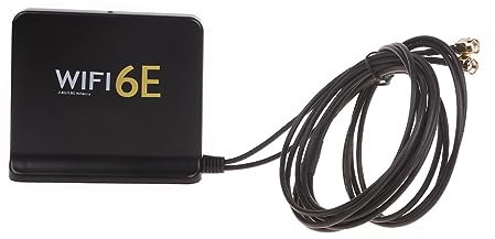 PLCPDM Powerful Wifi 6E High 5dbi Band 2.4+5 Ghz +6Ghz Omnidirectional 1.5M Extension Base Antenna for 802.11ax