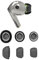 3 Pairs Eartips for Galaxy Buds3 Pro Ear Tips Buds, Replacement Silicone Ear Tips Gel Earplug Compatible with Galaxy Buds3 Pro Fit in Case-Black