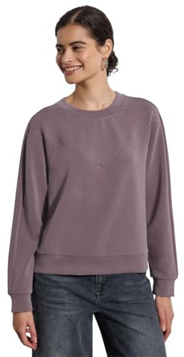 Damen Silk-Look Shirt mit Nieten