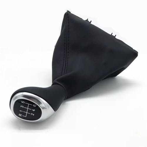 XDETGOK Schaltknäufe Kompatibel Mit BMW Für F30 F31 F32 F33 F34 F35 F36 5 6-Gang-Schaltgetriebe Automatik-Schalthebeladapter Kopfknopf Kopfschalthebel(6-Speed)