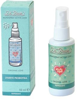 Dr. Bauer’s Mundspray Original Love – Frische mit Citrus, Minze & Kräutern – veganes Atemspray ohne Alkohol – für ein reines Mundgefühl – 50 ml