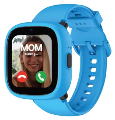 ODS | Radiocom Smartwatch 4G/Wi-Fi per bambini, Smartwatch con GPS e SOS, Chiamate e videochiamate, Chat e messaggi, Fotocamera, IP68 impermeabile, App LAGENIO, Schermo 1.7, Accessori inclusi