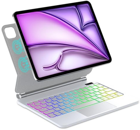 WAVATA Magic Keyboard Hülle für iPad Air 13 Zoll M4 2026/M3 2025/ M2 2024