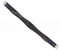 Passier Ledersattelgurt geschweift, lange Form schwarz 125cm