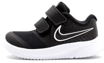 Nike Mixte bébé Chaussons Bas, Multicolore (Black/White/Black/Volt 1), 21 EU