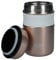 BUILT Double Wall Vacuum Insulated Food Flask for Hot and Cold Foods, Stainless Steel, Rose Gold, 490 ml