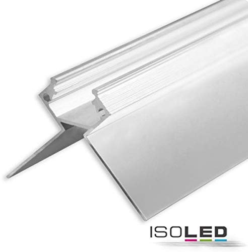 ISOLED LED-Trockenbauprofil AUSSENECK/EXTERNAL CORNER, Silber eloxiert, 200cm, Für max. 12mm LED-Streifen