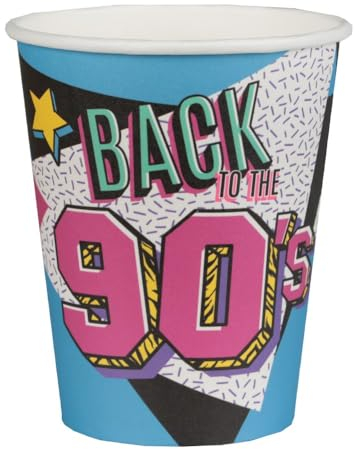 Santex mariage Sachet de 10 Gobelets 90's années 90