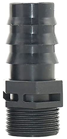 bzcemind 2pcs 1/2 3/4 Filetage mâle Femelle à 1/2 3/4 1 Pouce Tuyau de Jardin Connecteur de Barbe de Jardin 16mm 20mm 25mm 25mm Raccord de Tuyau en Plastique,3/4 to 25mm