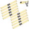 Catapult Bands,10 Pcs 6-Strips Slingshot Rubber Bands Sling Shot Elastics Hunting Slingshot Replacements
