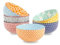 Selamica Dessertschalen, 340 ml Müslischalen Keramik, Eisschalen, Kleine Schüssel Set für Eis, Snacks, Beilagen, Mikrowellen- und Spülmaschinenfest, 6er Set, Bunte