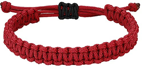 JENDEAR SHINE Pulsera de Cuerda Náutica para Hombre, Pulsera de Hilo de Paracaídas Trenzada a Mano, Pulsera Impermeable Ajustable Para Surf al Aire Libre.