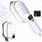 Travel Clothes Steamer Portable Iron - LCD Screen 2 in 1 Powerful Steam Clothing 150ML Wrinkles Remover for Garments,3 Steam Levels Output,10S Fast Heat-up,Iron for Travel,Home,Office（White）