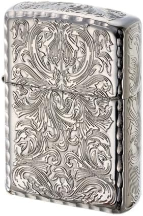 Zippo Armor Case Arabesque Platinum Plating Tank 5-Seiten Ätzen Japan Limited King2 Feuerzeug.