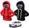 FANGCCC Schalthebel Hoodie, 2 Stück Auto Universal Abdeckung, Lustige Haube für Schaltknauf, Innenraum Deko (Rot, Schwarz)