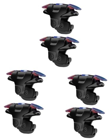 LABRIMP 3paare Mobile Game Controller Mit Metallgriff Universeller Gamepad-zubehör Für Smartphones Kompatibel Mit Meisten Modellen Verbesserte Spielerfahrung Rutschfeste Silikonpads