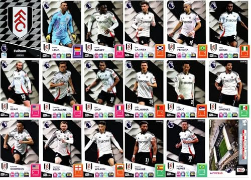 Cartes Panini Premier League 2024 2025 Fulham Base Team