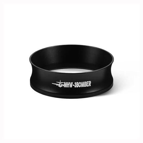 MHW-3BOMBER 51mm Aluminum Coffee Dosing Funnel Ring with Magnetic for Espresso Coffee Machine & Barista Accessories