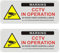 Acuxiaza 2 Pcs CCTV in Operation Sign 25x10cm Aluminium Brushed CCTV Signage Security Camera Warning Signs 24 Hour Video Surveillance Sign With Self-Adhesive And Pre-Drilled Holes for House Business