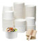 LoNinLoAn Lot de 60 moules à muffins en carton - 120 ml - Gobelets à dessert jetables avec cuillère en bois pour buffets, desserts, mariages, camions à emporter, glaciers
