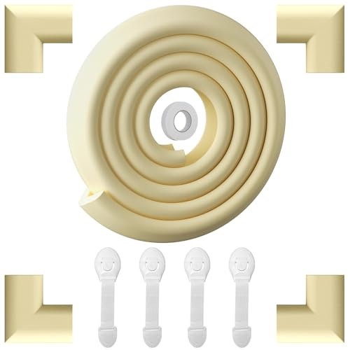 2M Safety Corner Protectors, Baby-Proof Edge Protectors, Baby Safety Edge Corner Guards Protector Set, Baby Proofing Edge Protector, Corner & Edge Safety Bumpers, Baby Proofing Edge Protector