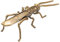 Toyvian Miniatur-heuschreckenfigur Aus Messing Vintage-insektenhandwerk Für Gartendekorationen Oder Schreibtischornamente