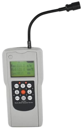 AT-180S Tester digitale di tensione della cinghia portatile Misuratore di frequenza di vibrazione della cinghia Calibro 10-680 HZ