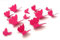 Geschenkestadl 12 Schmetterlinge in Pink aus Kunststoff 3D Wanddeko Aufkleber Garten Blumen Deko