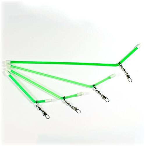 Bent Anti Tangle Booms Snap Weight Sinker Sleeves Carp Pike Sea Coarse Fishing (02 3x10cm Green Bent Anti Tangle Booms Konger)