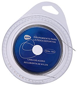 Filo Da Pesca, Lenza Da Pesca in Filo Metallico Cavo Da Pesca Intrecciato Da 10 M Pratici Accessori Per La Pesca (10 lbs)