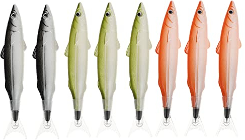 TOYANDONA 8 Stück Schreiben Kugelschreiber Niedlichen Fisch Geformt Kugelschreiber Unterzeichnung Stifte Student Schreibwaren Stifte Schule Bürobedarf (zufälliger Stil)