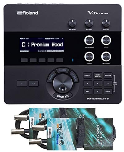 Roland TD-27 E-Drum Sound Modul + keepdrum 2x MIDI-Kabel 2m