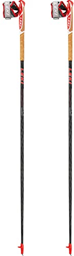 LEKI Vertical K Trailrunningstöcke, Weiss-neonrot, 110CM