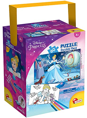 Liscianigiochi 86207 Disney a Tub Mini 60-Cenerentola Puzzle für Kinder, Mehrfarbig