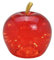 Lampe Apfel (M) Glas, Rot, Apfel Lampe mit LED Lichterkette, Dekoleuchte, Dekolampe, Tischleuchte, Apfellampe