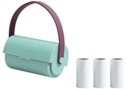 MARMODAY Lot de 3 rouleaux de rechange pour vêtements, tapis, sièges de voiture - Vert