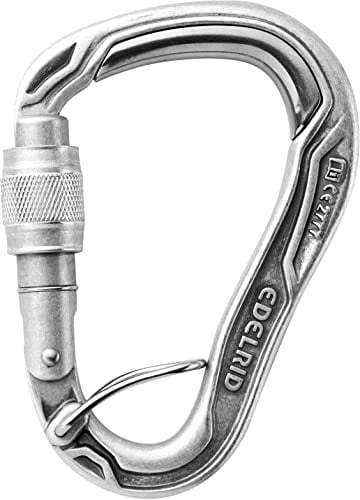 EDELRID Unisex – Erwachsene HMS Bulletproof Screw FG Eco Karabiner, one Size