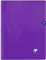 Clairefontaine 373362C - Packung mit 10 Heften Mimesys, DIN A4+, 24x32cm, 48 Blatt kariert, 90g, Einband PP, Lila, 1 Pack