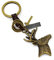 ARFUKA Schlüsselanhänger Edelstahl Elch Anhänger Autoschlüsselanhänger Schlüsselringe Schlüsselbund Keychain Geburtstaggeschenke für Damen und Herren