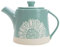 English Tableware Company Artisan Flower Teapot, White