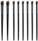 Eyeliner Brush, Brochas de Cejas, Pincel de Delineador de Ojos, Pincel de Ceja, Herramientas Profesionales de Pincel de Maquillaje de Ojos en Angulo, Perfecto para dar Forma a las Cejas, 8 Piezas