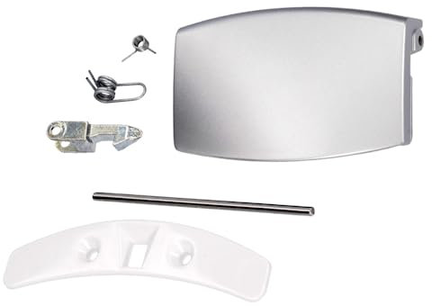 Türgriff Waschmaschine für AEG 4055082624, silberfarben